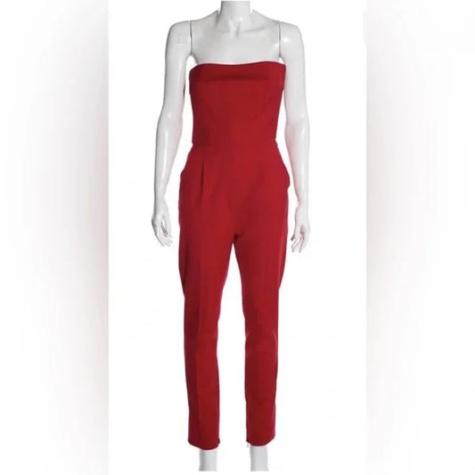 Valentino TechnoCouture Red Jumpsuit: A Rare Runway Gem with Celebrity Flair
